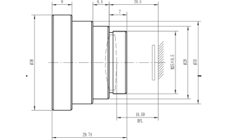 25mm f/1.0 Athermalized Lenses for LWIR Thermal Imaging Camera